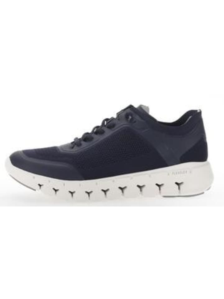 Schnürschuh in blau