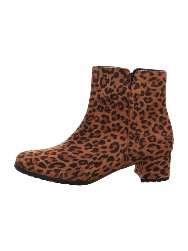 Klassische Stiefeletten in Animal