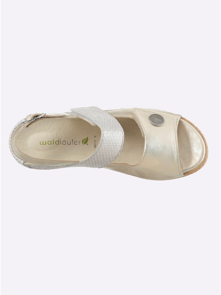 Sandalette in bronzefarben