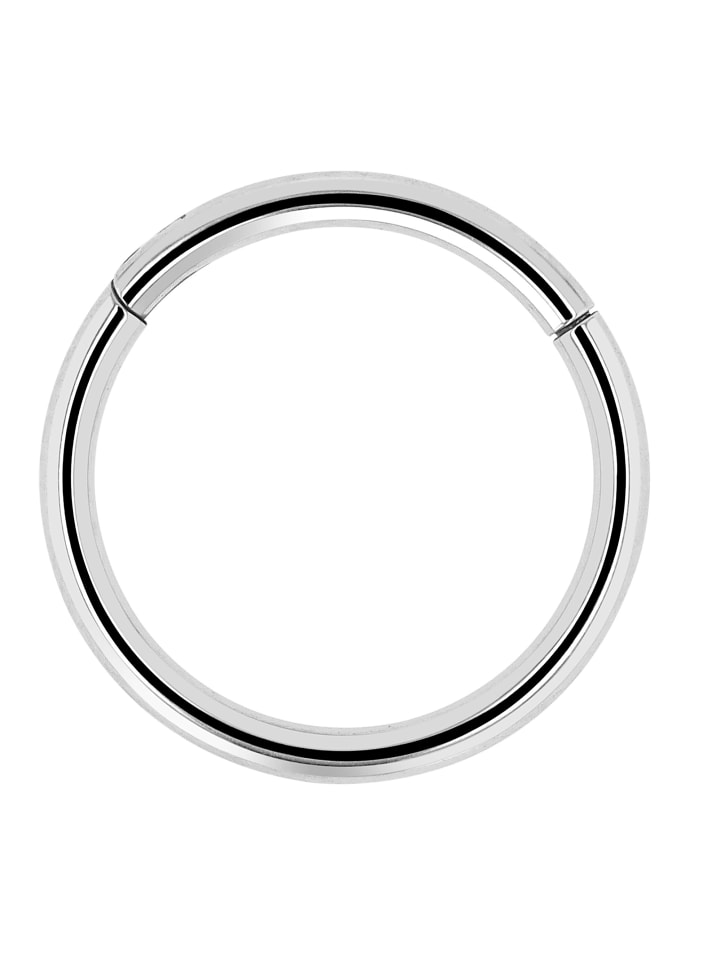 Unisex Piercing aus Edelstahl in silber