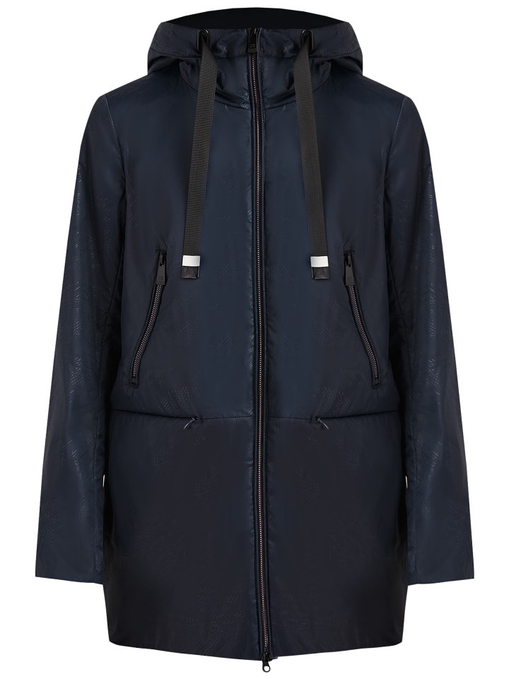 Freizeitjacke Long Back Shield in cosmic blue