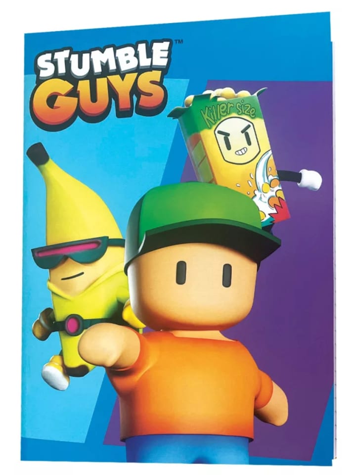 Stumble Guys Killer Size B/5 liniertes Heft 40 Blatt