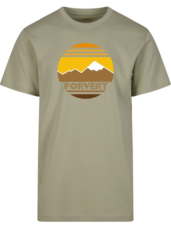 T-Shirt "Forvert T-Shirt Roundneck Bishop" in Grün