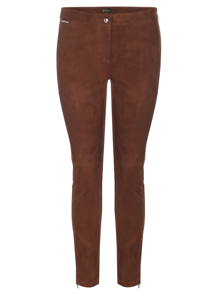Slim Fit Jeans für Damen in braun
