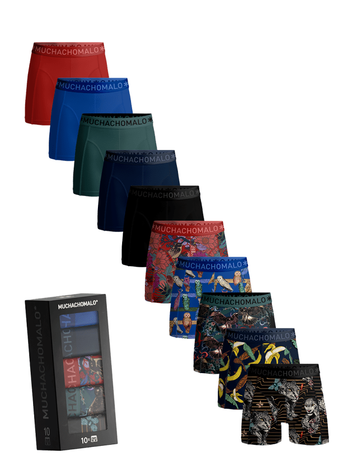 10er-Set: Boxershort in Mehrfarbig - für Herren