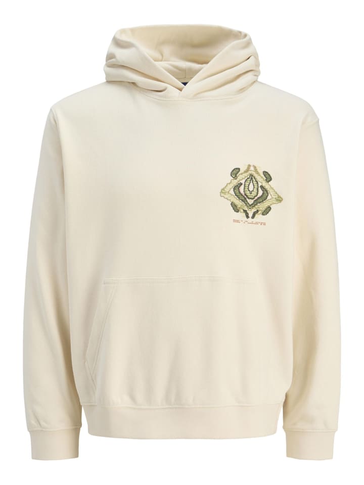 Kapuzenpullover in Antique White