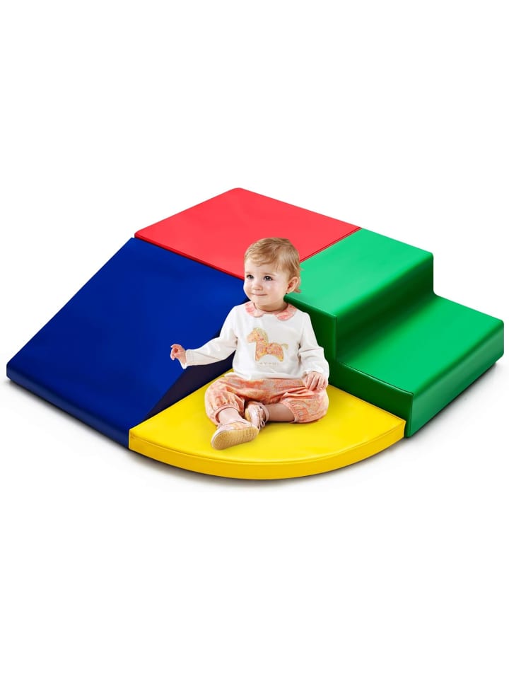 4 tlg. Schaumstoffbausteine in Bunt