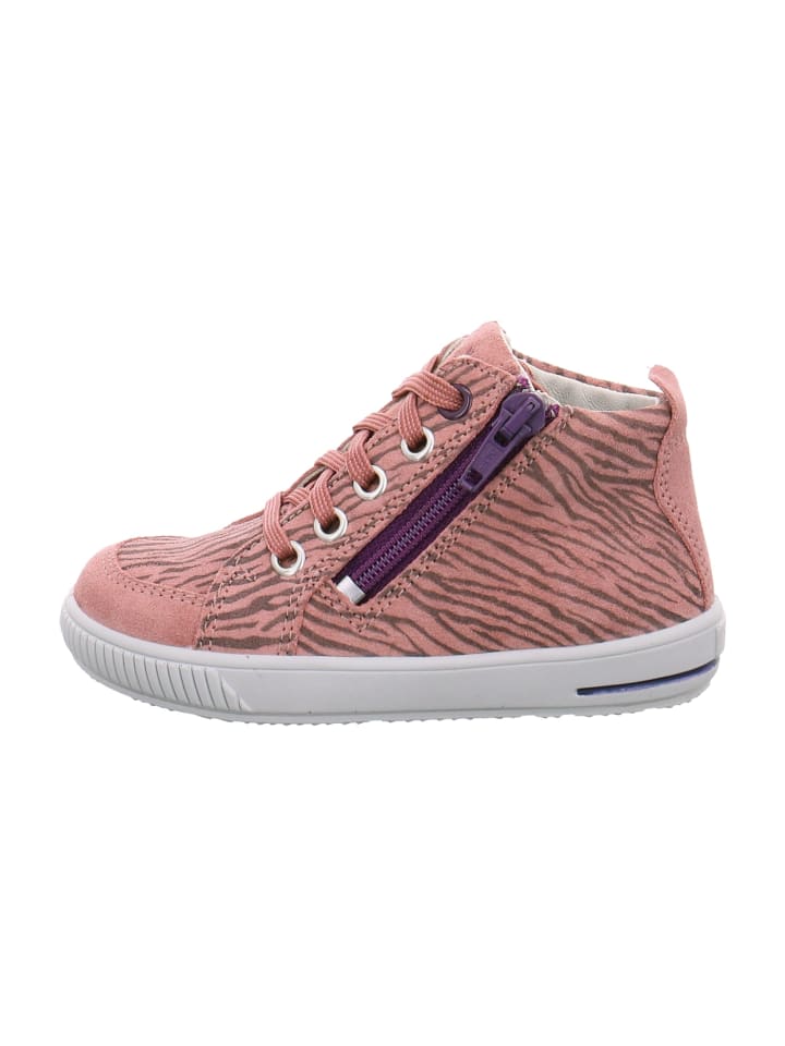 Schnürstiefel in Rosa