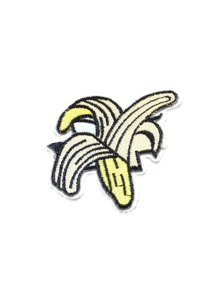 Banane Obst FruchtApplikation Bügelbild inGelb