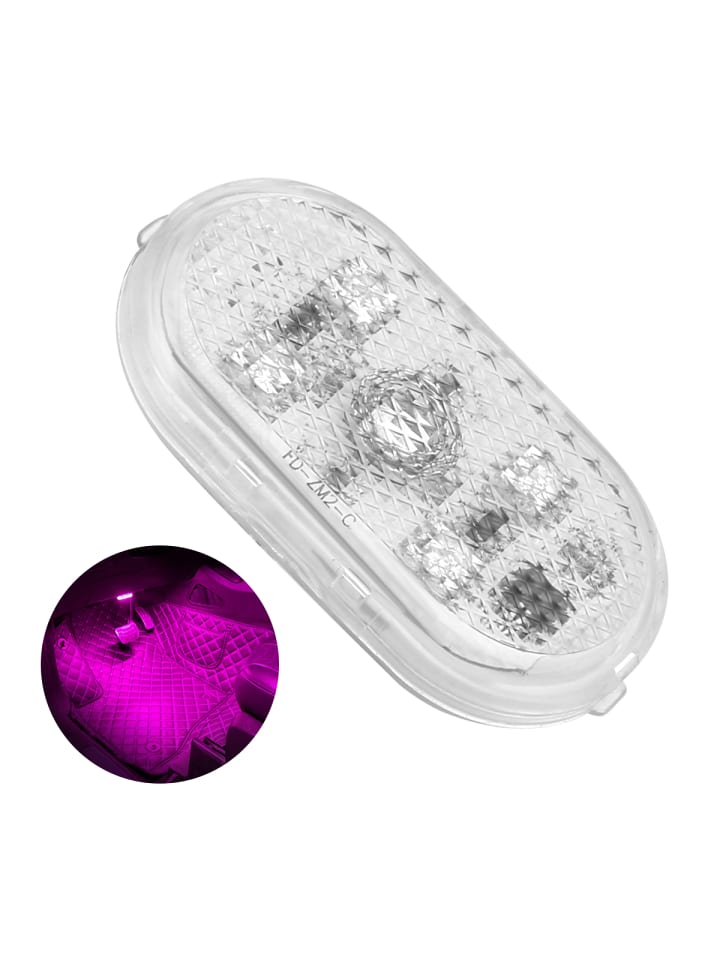 LED-Ambientebeleuchtung für das Auto in Weiß