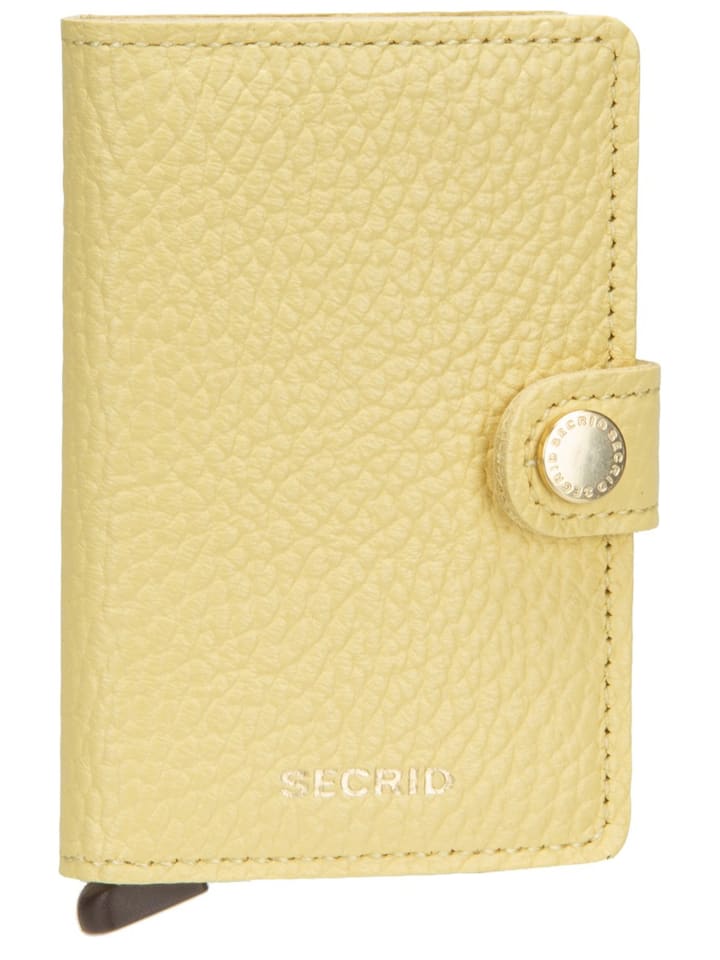 Geldbörse Miniwallet Pebble in Butter Yellow