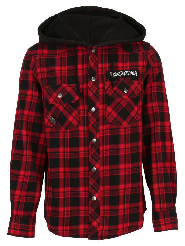 Light Jackets - Coat in dark red/black