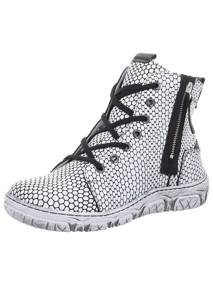 Stiefelette in weiß