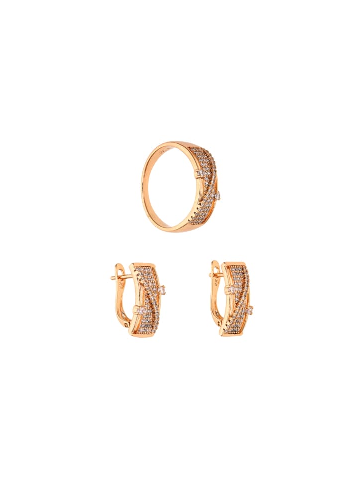 Women Jewelry Set in Rose Gold