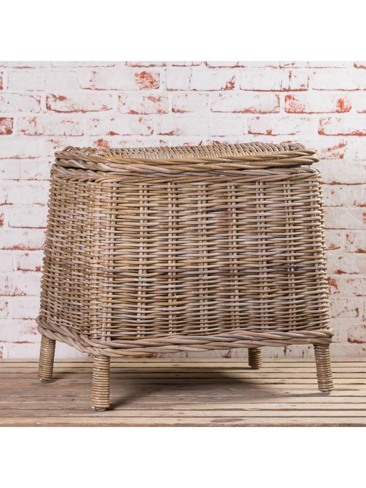 Truhe AURORA Rattan mit Deckel 52x38 cm