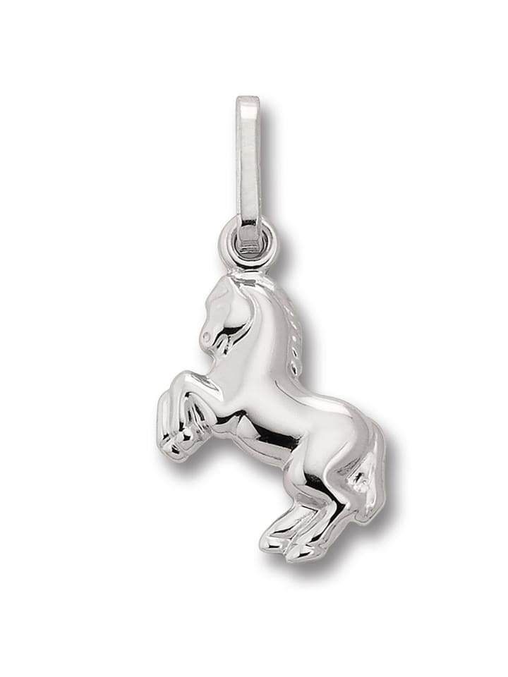 Pferd Anhänger aus 925 Silber in silber