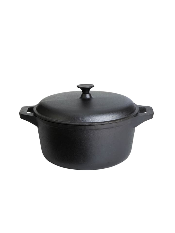 Schmortopf Gusseisen in schwarz - 20cm