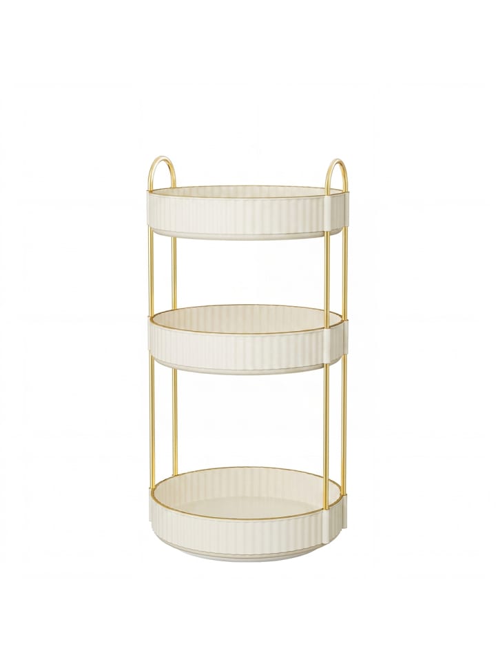 Kosmetik-Organizer Glora in Wolkenweiß - (B)23 x (H)47.5 x (T)23 cm