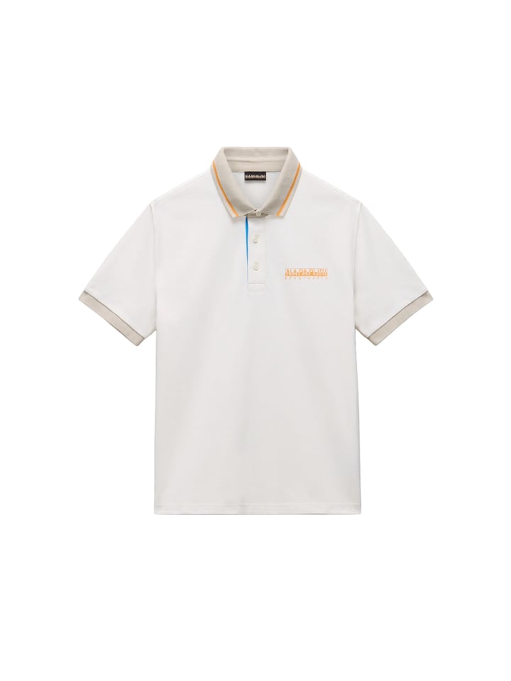 Polo E-ZERI SS in White Whisper