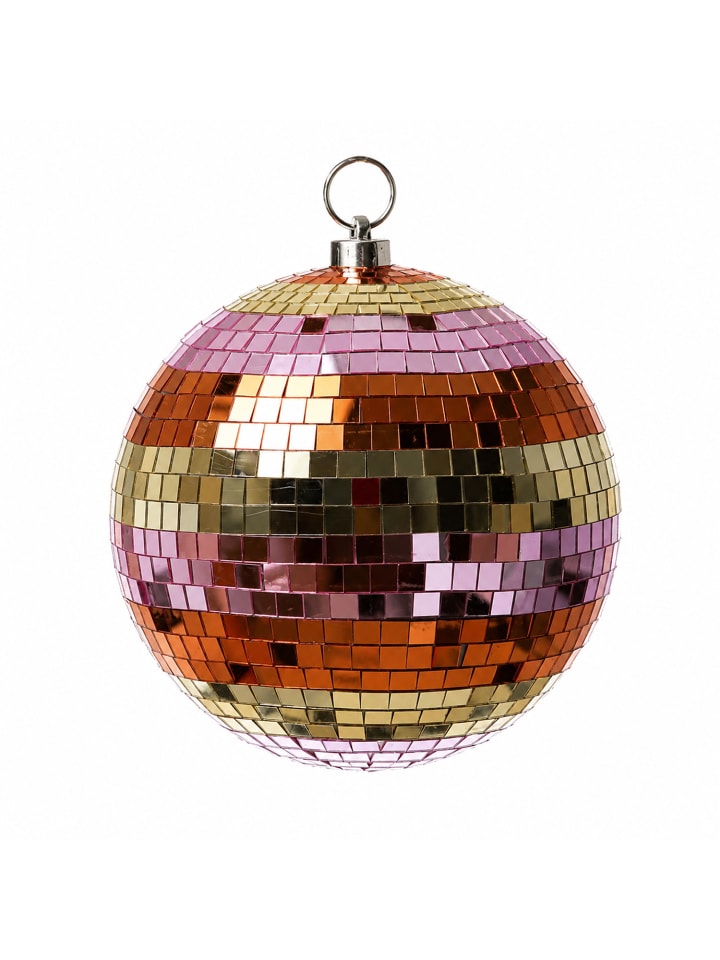 Spiegelkugel Mirrorball Discokugel D: 20cm in pastellfarben