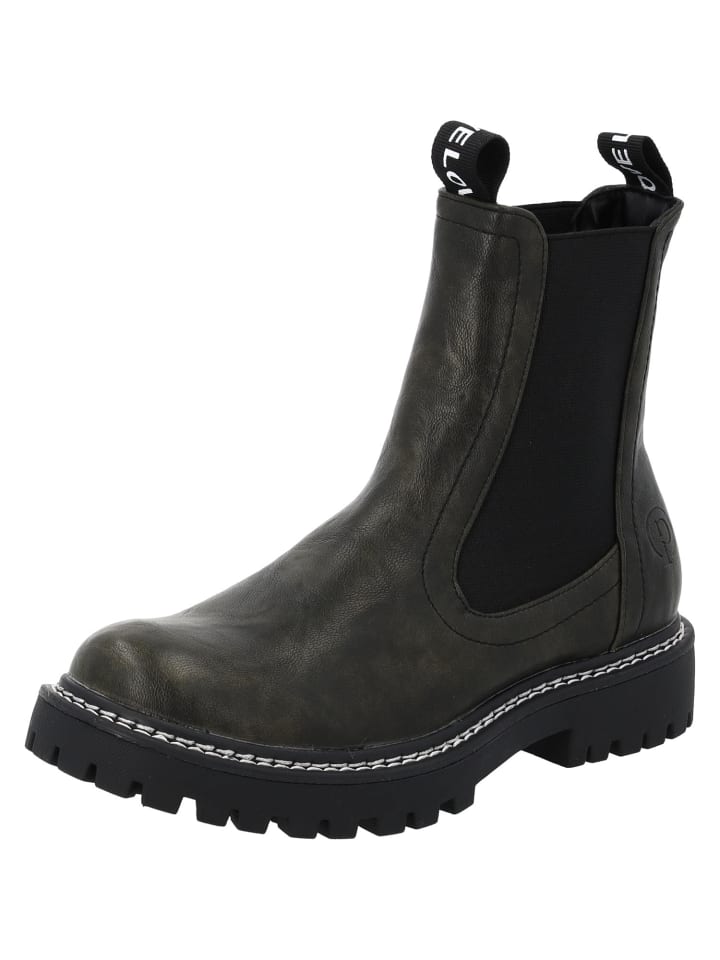 Chelsea Boots Dedej in Khaki