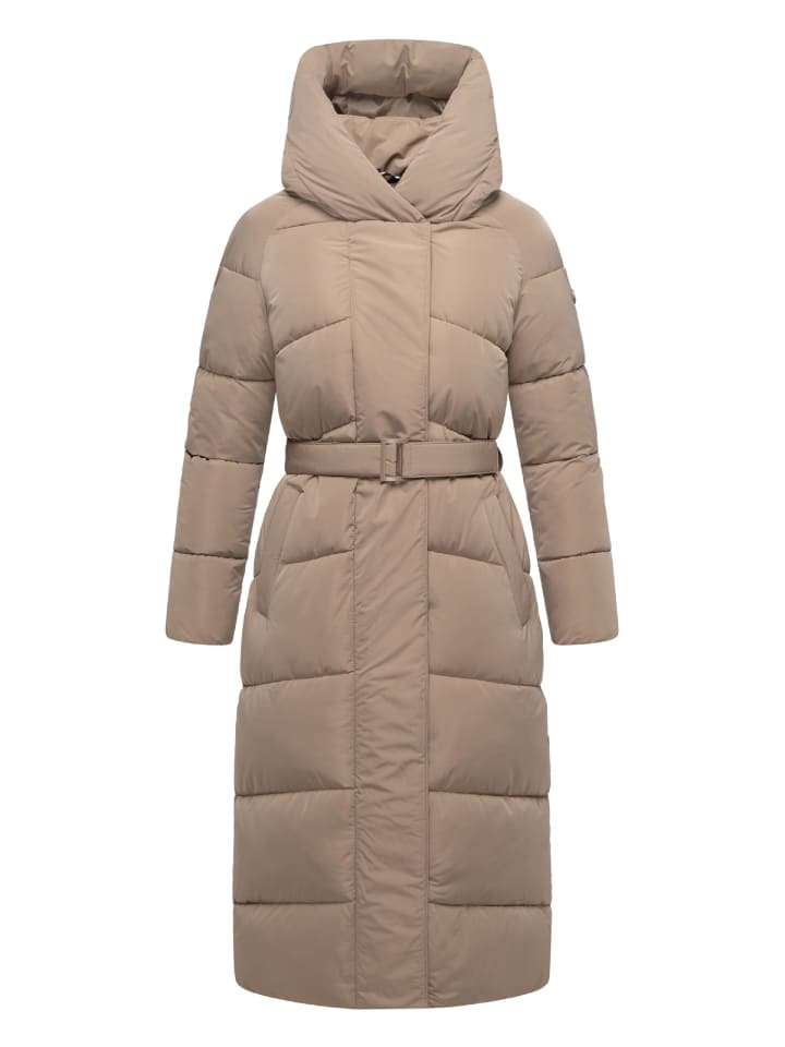 Steppmantel Eisblick 14 in Taupe Grey