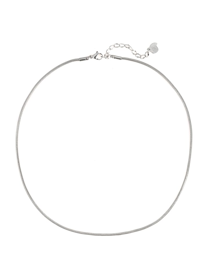 Kette Klassisch Edelstahl in Silber - (L) 41-46 cm