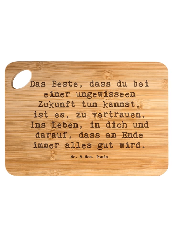 Schneidunterlage Spruch Neuen Technologien bege... in Braun