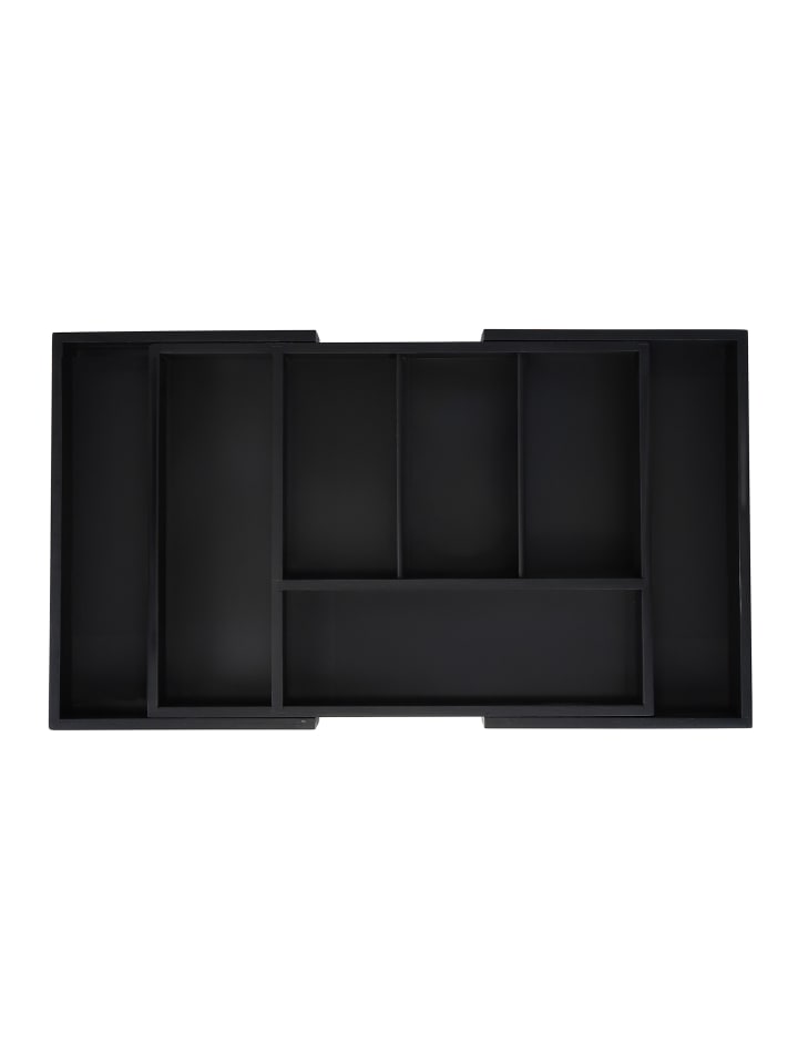 Besteckkasten in Schwarz