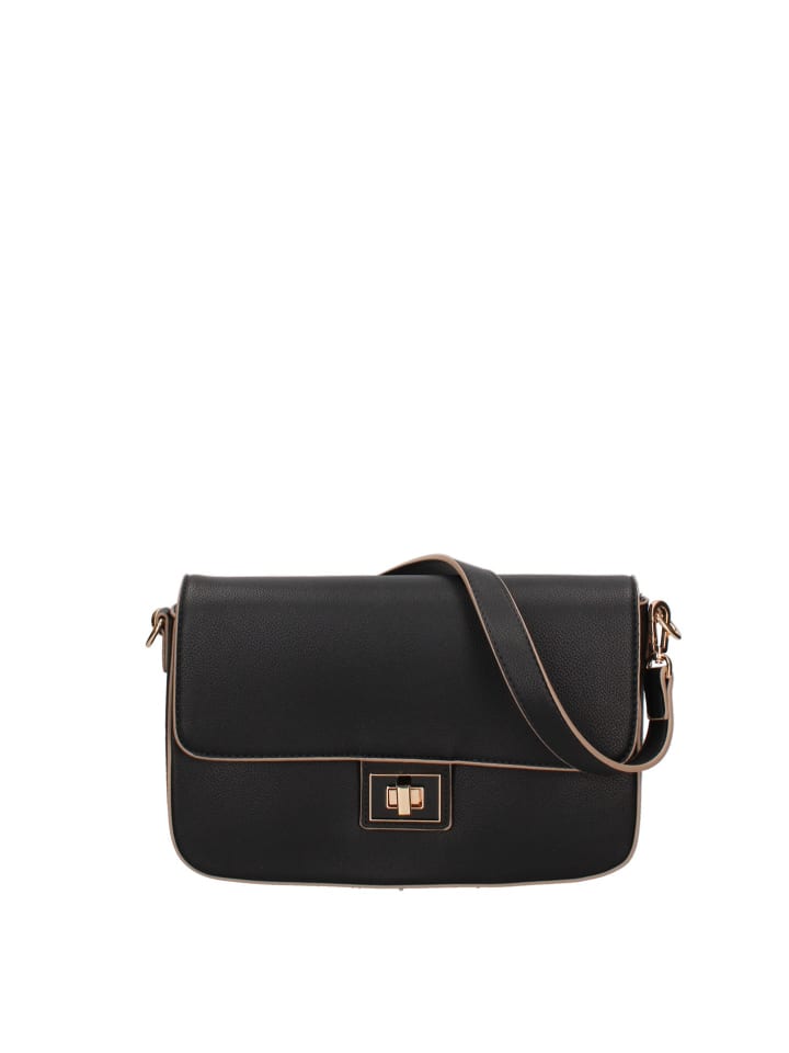 Schultertasche in BLACK