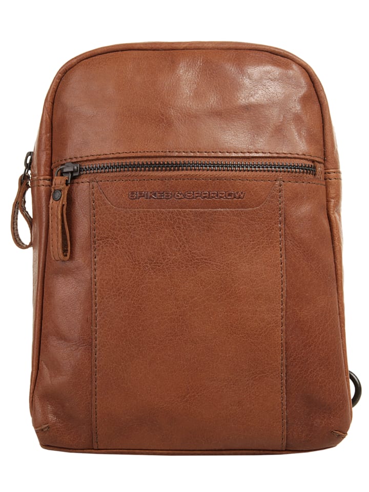 Crossover Bag echt Leder in cognac