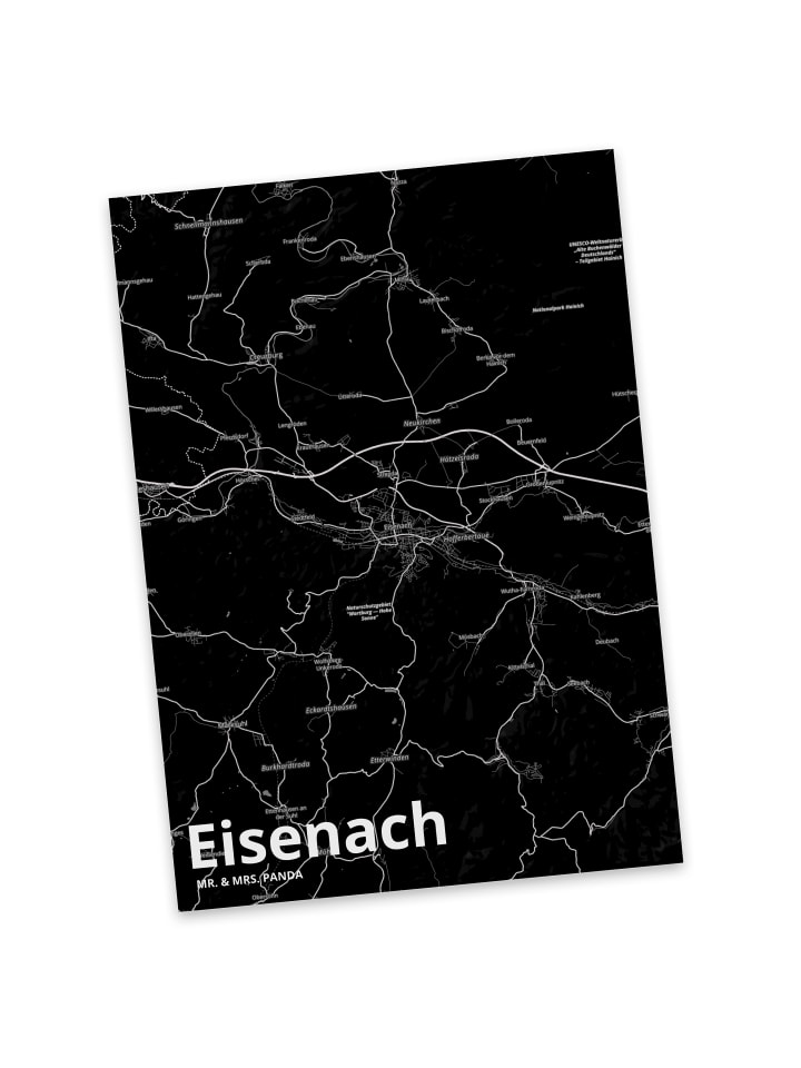 Grußkarte Eisenach mit Spruch in Keine Angabe