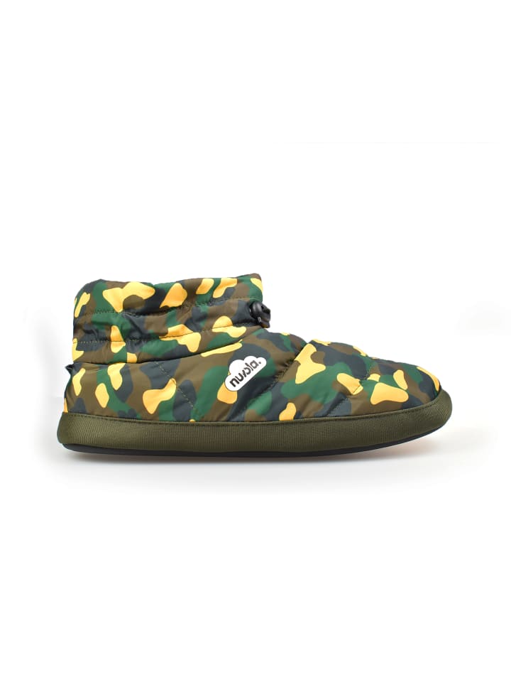 Hausschuhe "Boot Home Printed 21 Camuffare" in Grün