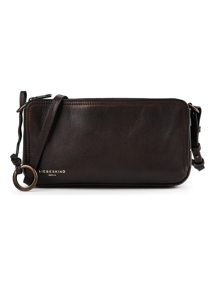 Clarice II Umhängetasche M Leder 26 cm deep soil