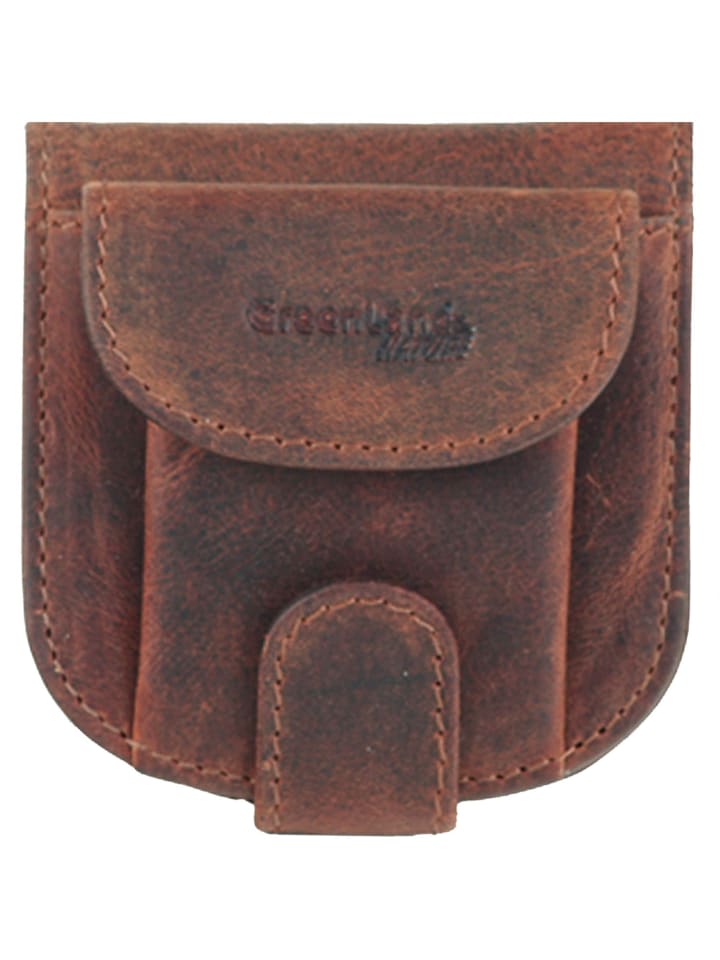 Montana Geldbörse Leder 8 cm natur