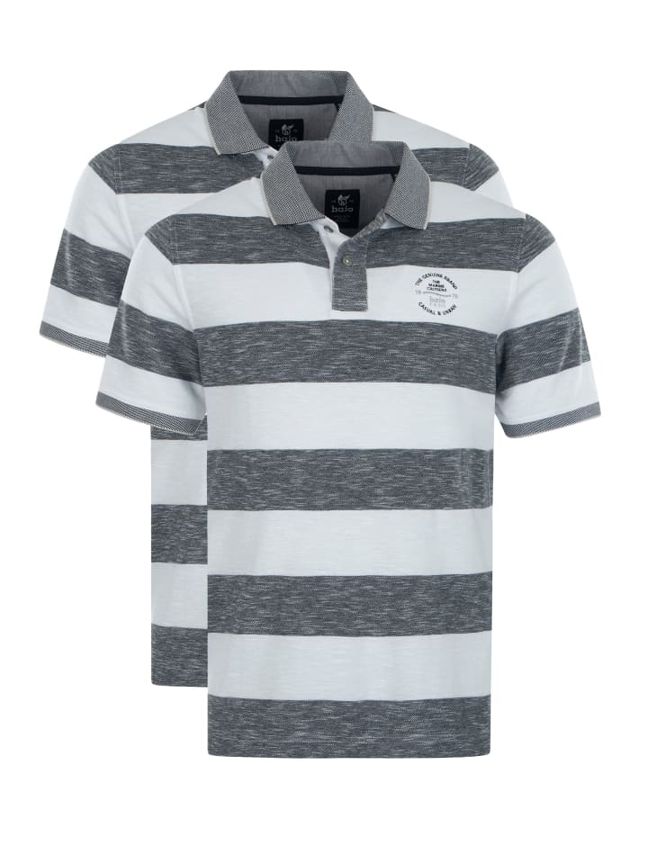 Poloshirt Riviera in Schwarz
