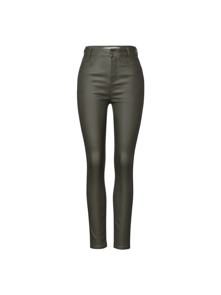 Hose in dark laurel green