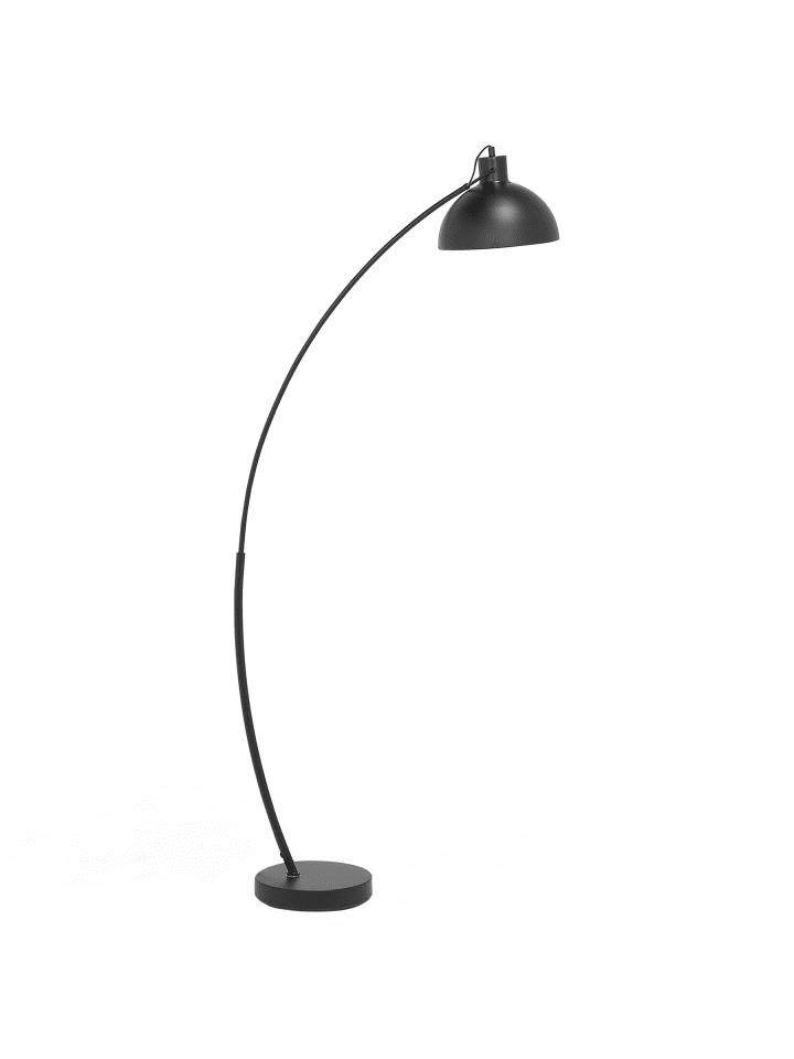 Stehleuchte DINTEL in Schwarz - (W) 25 x (H) 155 x (L) 25 cm