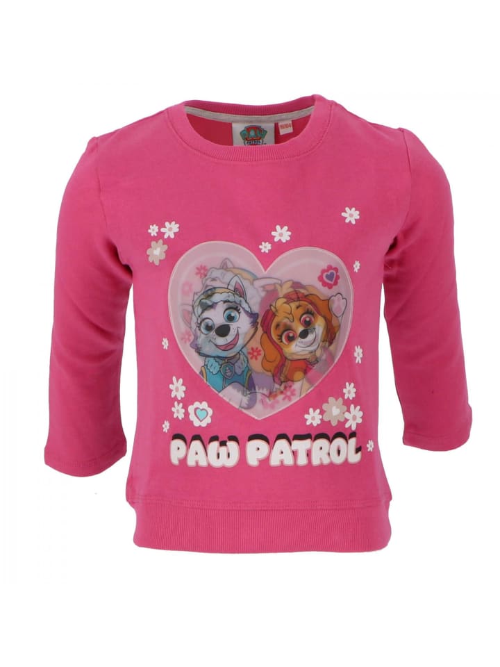 PAW Patrol – Helfer auf vier Pfoten Sweatshirt Pullover für Kinder in Rosa