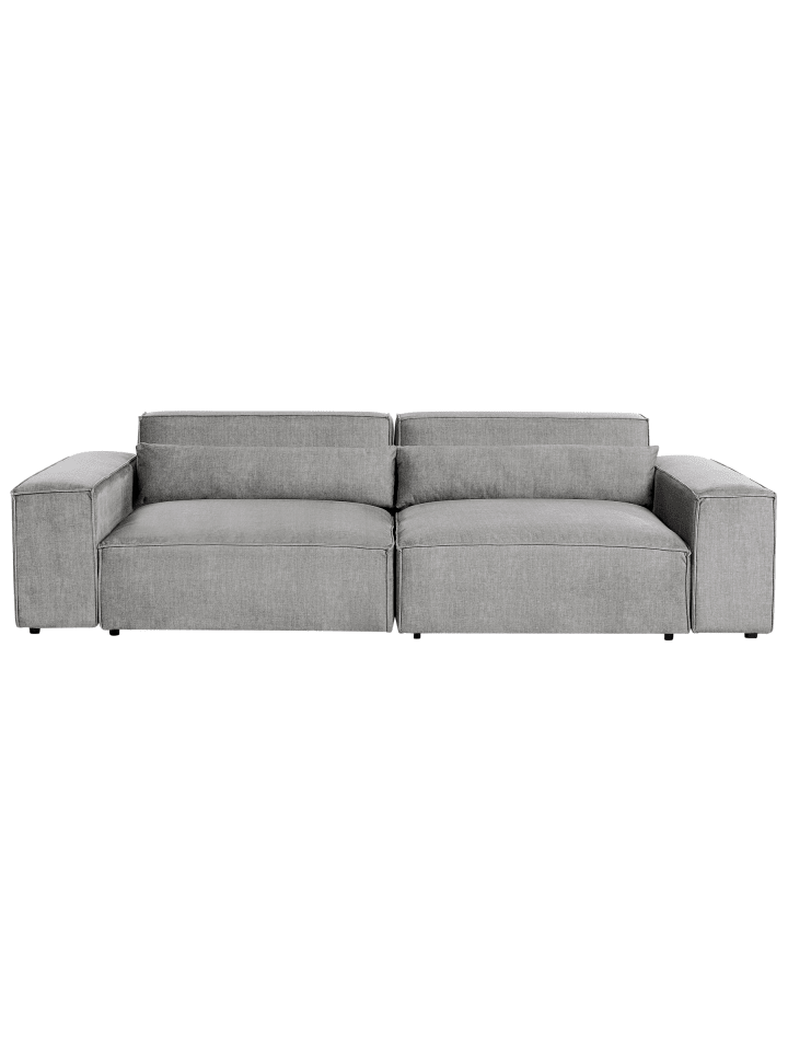 3-tlg 2-Sitzer Sofa HELLNAR in Grau