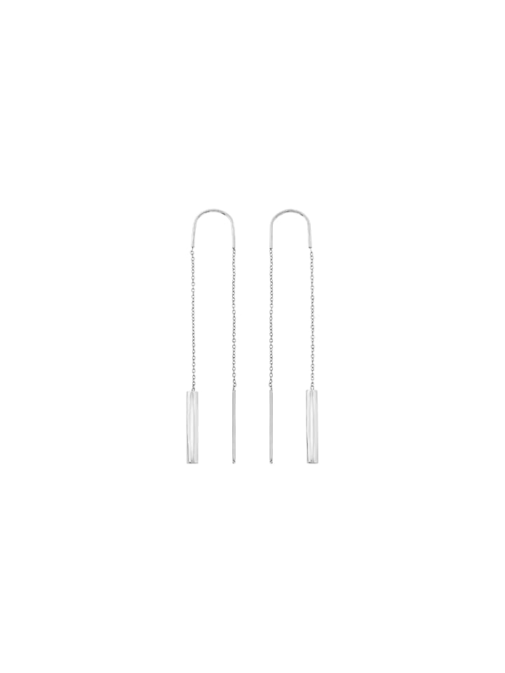 Ohrring flow silber