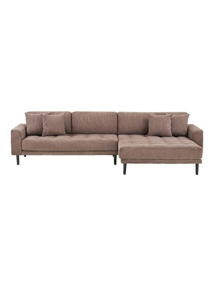 ChaiselongueSofa Cora Braun 170 x 290 cm