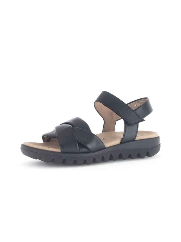 Riemchensandalen in schwarz