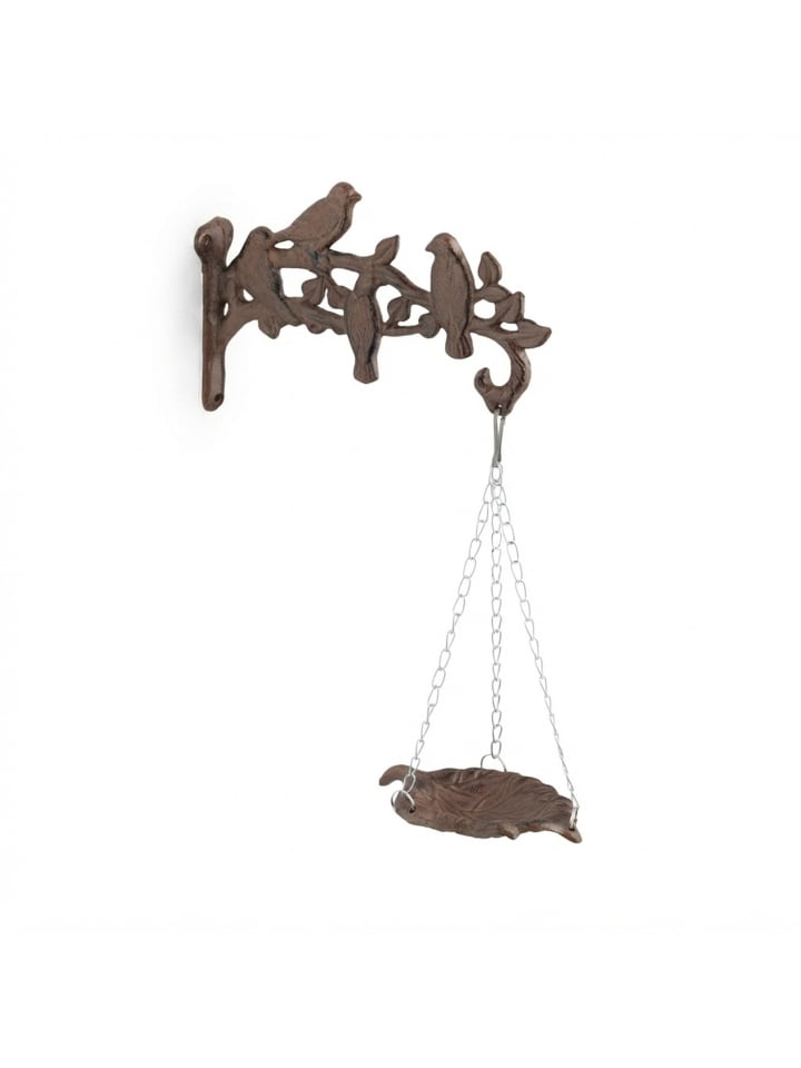 Vogeltränke in Bronze