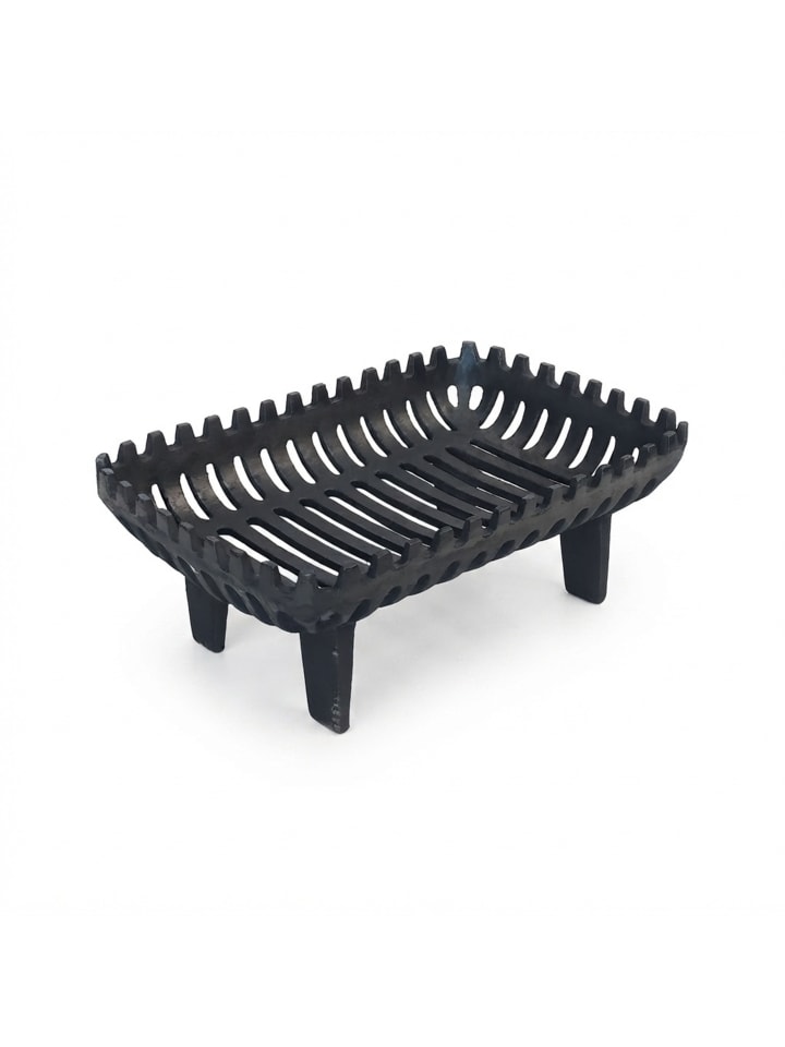 Kaminrost in Schwarz - (B)42 x (H)16 x (T)28 cm