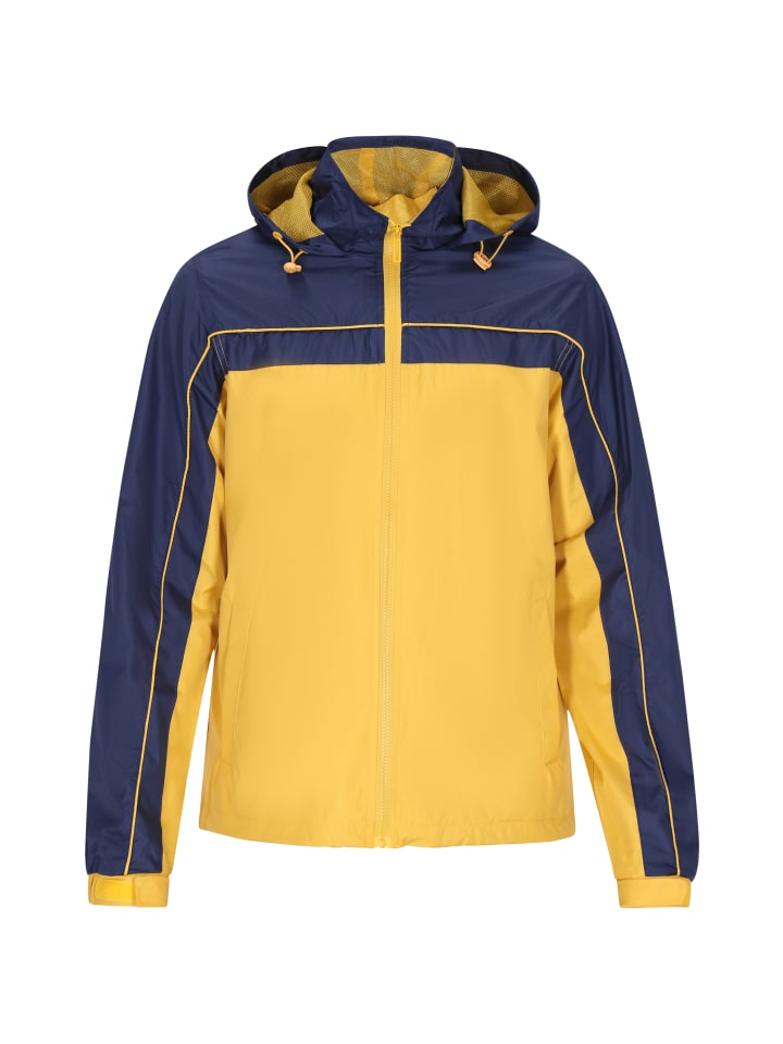 Herren Jacke in Gelb Marine