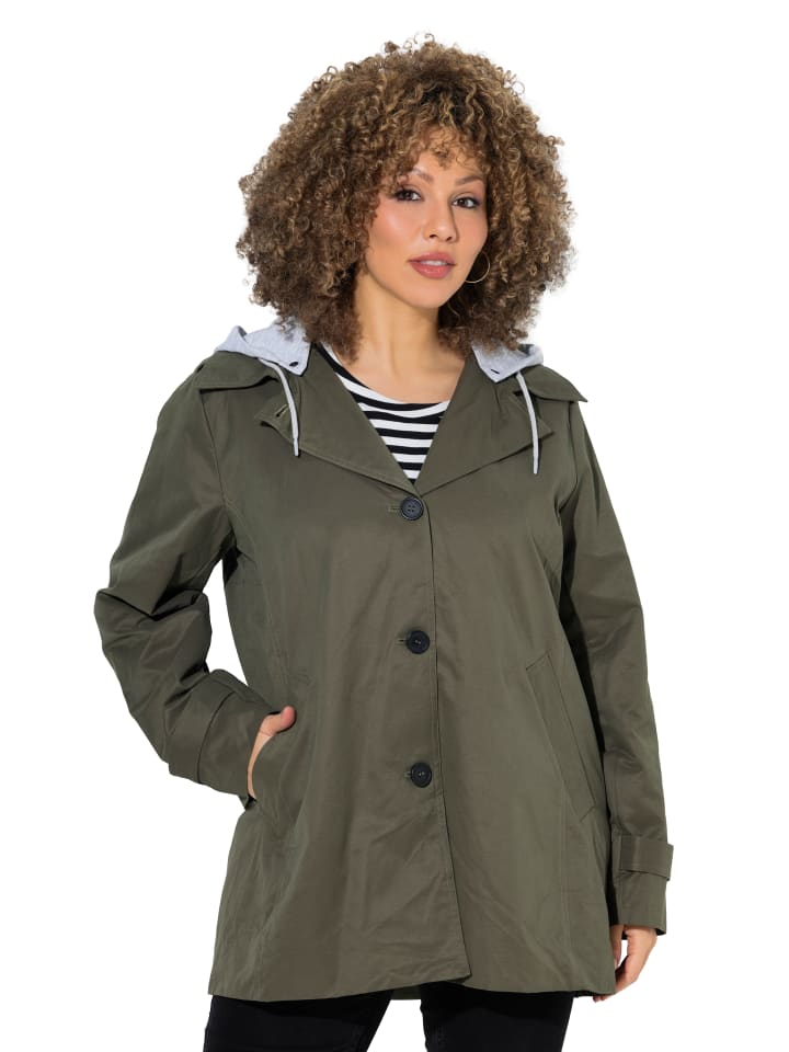 Trenchcoat in lodengrün
