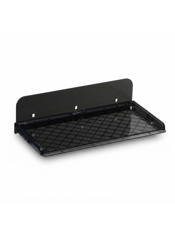 Bettablage in Schwarz - (B)30 x (H)8,5 x (T)15,5 cm