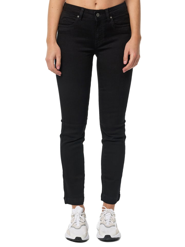 Jeans "F110" - Straight Leg - in Schwarz