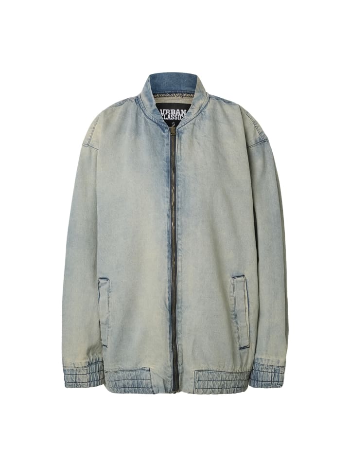 Denim Jacket in new light blue dirty washed